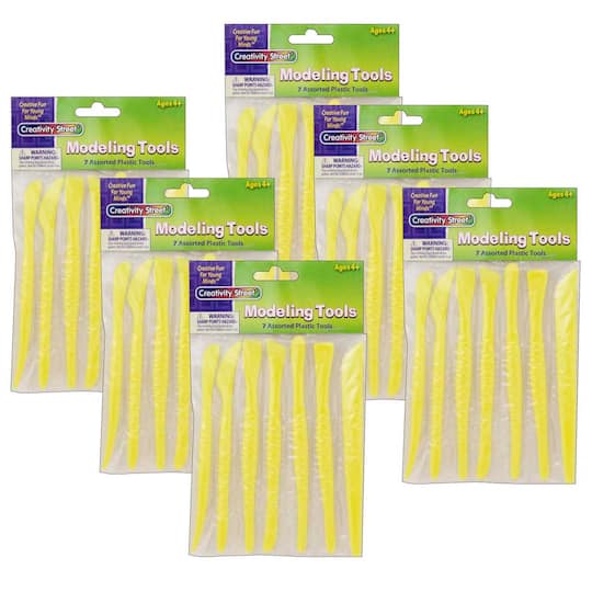 Creativity Street 6 Pack Assorted Patterns Modeling Tools